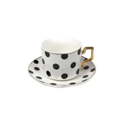 PORCELAN SET ZA KAFU 160ml 6/1 (TUFNE) JH-COF6-4630