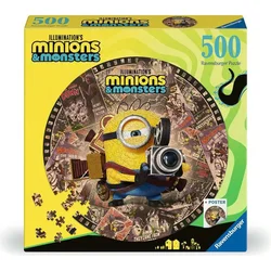 Ravensburger - Puzzle Krog Minioni in pošasti - 500 kosov