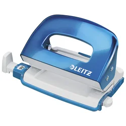 Bušač 2 rupe do  10 listova nexxt wow leitz 50601236 metalik svijetlo plavi