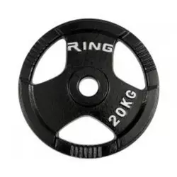 Olimpijski uteg za šipku 50 mm RING, 20kg