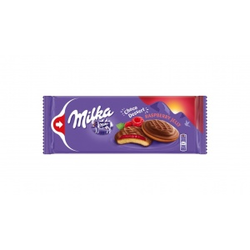 Keksi Choco Dessert z malinin nadevom, Milka, 147 g