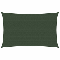 Senčno jadro 160 g/m2 temno zeleno 5x8 m HDPE