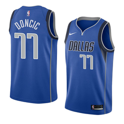 Otroški dres Nike Dallas Mavericks Luka Doncic #77 Icon Blue