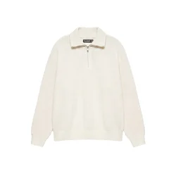 Pull&Bear Pulover volneno bela