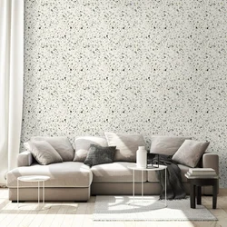 Tapeta nežen zeleni terrazzo vzorec - 539x363