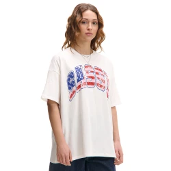 Cropp - Bela majica s printom - white