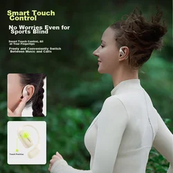 Lanshidun Bluetooth slušalice AirFit, Bele