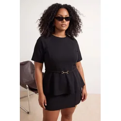Trendyol Curve Ženska bluza Tbbss26Af00179, Crna