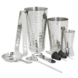 Set for preparing cocktails, stainless steel, 8 pieces – BarCraft