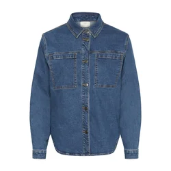 Kaffe Bluza KALena modra/moder denim