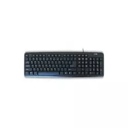 ETECH Ĺ˝iÄŤna tastatura E-5050 (Crna) PS/2 Membranski tasteri EN (US)