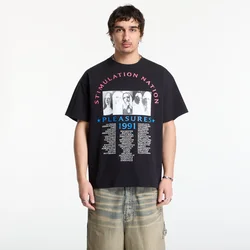 Majice PLEASURES Stimulation T-Shirt Black XL