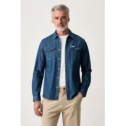 Guess Jeans srajca M6BH02 D2069 Modra Regular Fit