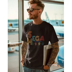 Tamanitza Muška majica SEGA-MEGA, Crna