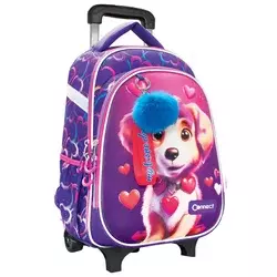 CONNECT Ranac đački s točkićima XT Love Dog  60575