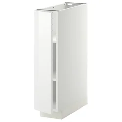 METOD Podni element s policama, bela/Ringhult bela, 20x60 cm