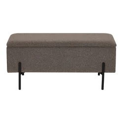 Rjava klop iz tkanine bouclé Watford – House Nordic