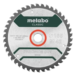 Metabo List kružne testere za drvo Classic 165x20 Z42