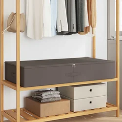Kutija za spremanje 6 pcs Siva 100 x 50 x 18 cm Netkana tkanina
