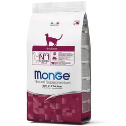 Monge Natural Indoor 10kg - Hrana za odrasle mačke sa piletinom