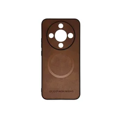 Silikonska futrola OLGE Magnetic New Feeling za Honor Magic 8 Lite BRAON