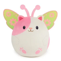 Interaktivna plišasta igrača Gabbys Dollhouse Hamster Fairy - bela - 15 cm