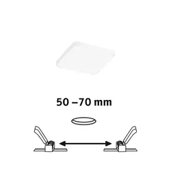Paulmann 79953 - VARIFIT ugradno plafonsko LED svetlo za kupatilo, 6 W, IP44, 230 V