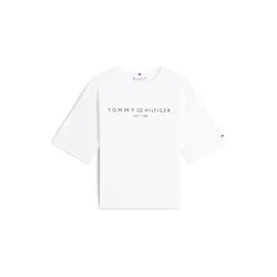 TOMMY HILFIGER Majica mornarska/bela