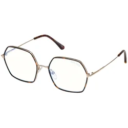 Tom Ford Muški okvir za dioptrijske naočare Blue Block 0FT5615-B 5255, Smeđi