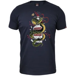 011Shop Muška majica kratkih rukava, Vinjak, Teget