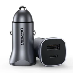 Ugreen cd130 a+c dual-port car charger pd30w+scp22.5w ( 093-0027 )