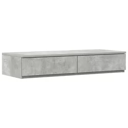 Ladice za krevet s ladicama Betonski sivi 90 x 36,5 x 16,5 cm