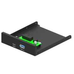 Gembird FDI3-U3C-01 Prednji PC Panel 3.5, USB 3.1 Tip A + Tip C port, Crni