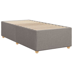 vidaXL vidaXL Posteljni okvir taupe 90x200 cm blago, (21292587)