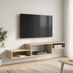 TV ormar za montažu na zid Zidna montaža Hrast sonoma