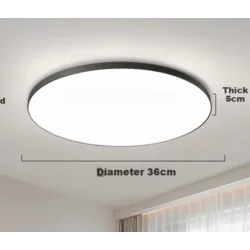 Micoe Plafonska lampa LED, 24 W, Crna