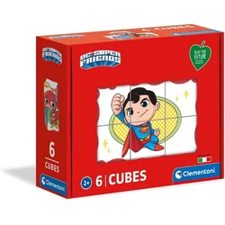 Clementoni Play For Future Picture Cubes Super Friends, 6 kock