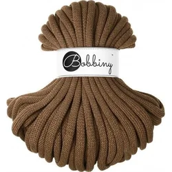 Bobbiny Jumbo Braided Cord 9 mm 30 m Nut Brown Vrvica