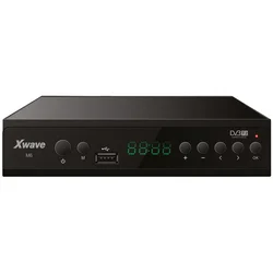 Xwave M6 DVB-T2 Set Top Box,LED,scart,HDMI,RF in-out,USB,media player,metalno kućište