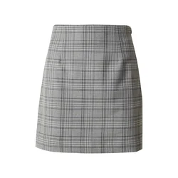 EDITED Krilo Josie Skirt siva/mešane barve/črna