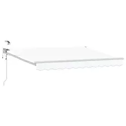 Električna retraktabilna tenda Bijeli 3,5 x 2 m