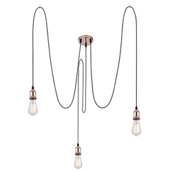 Globo A32-3 - Luster na sajli OLIVER 3xE27/40W/230V pauk
