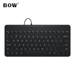 B.O.W Tastatura, Žičana, Crna