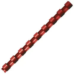 Plastična spirala ovalna 25mm 50kom crvena FELLOWES
