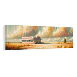 Slika bistro ob cesti - 90x30