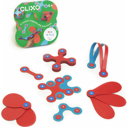 CLIXO Itsy Flamingo & Turquoise - magnetna konstrukcijska igrača 18 kosov