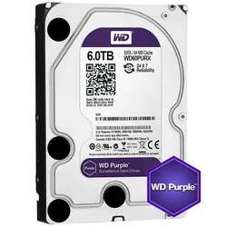 Western Digital Hard disk Purple WD60PURX-78, IntelliPower, 6TB, 3.5, SATA III , 64MB