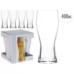 Staklene čaše za pivo CC7000330 set 4 komada 400ml