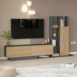Hanah Home TV komoda, Antracit