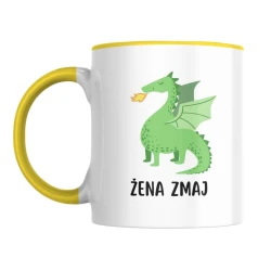 Šolja Žena zmaj, 330 ml, Bela